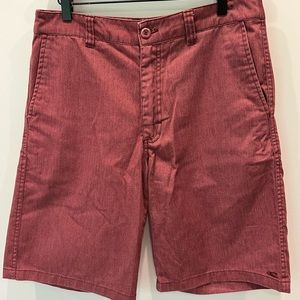 Mens Oneill Crimson Red Chino Shorts - Size 31